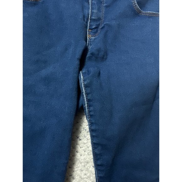 Wax Jeans Womens 7 Blue Denim Medium Wash Jegging Skinny High Waisted - Picture 7 of 10